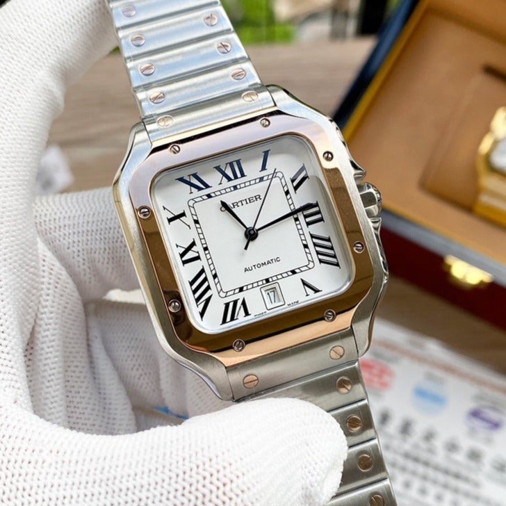 CARTIER SANTOS 38MM STAINLESS STEEL AUTOMATIC