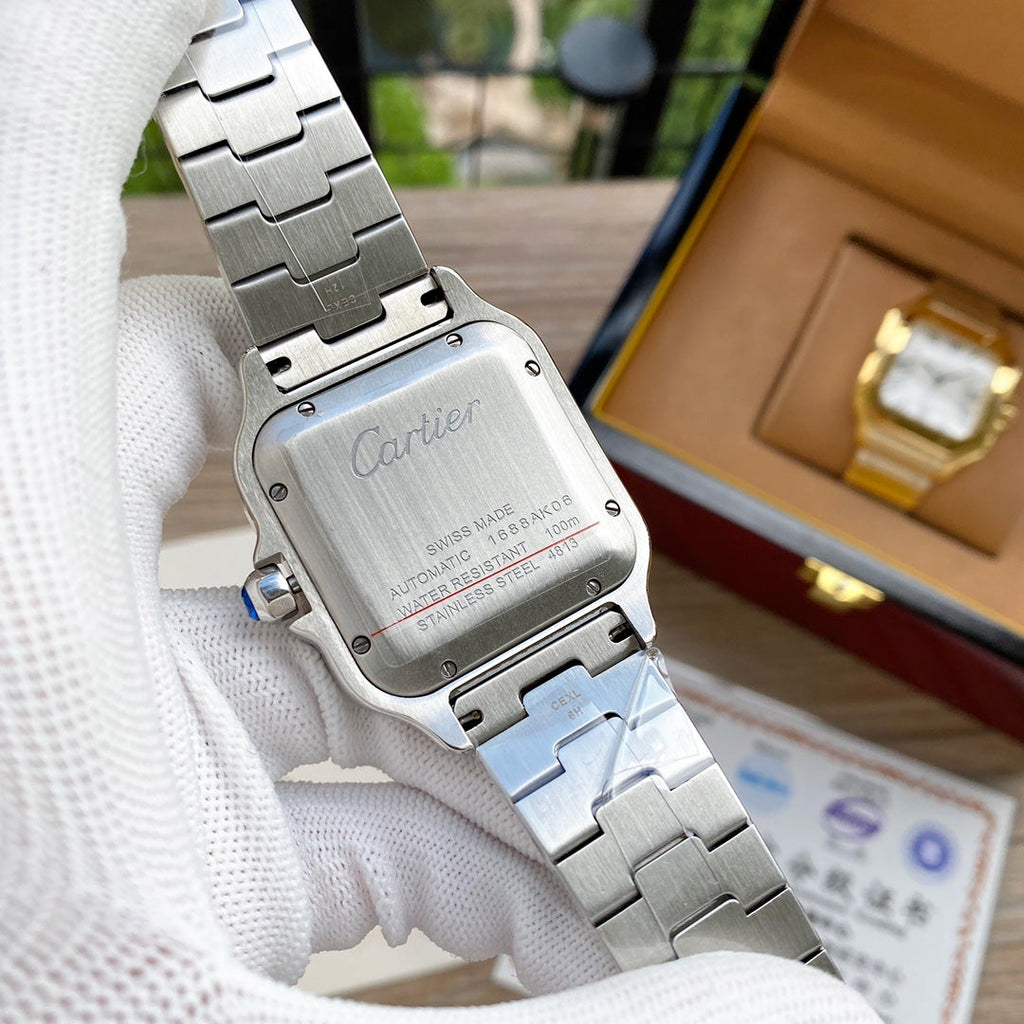 CARTIER SANTOS 38MM STAINLESS STEEL AUTOMATIC
