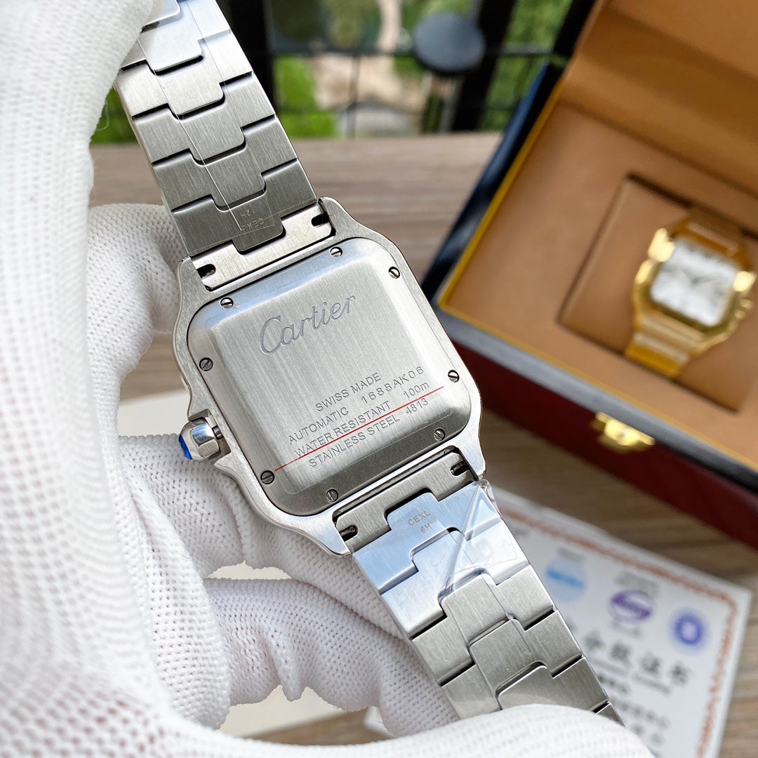 CARTIER SANTOS 38MM STAINLESS STEEL AUTOMATIC