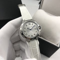 CARTIER BALLON BLEU 36MM STEEL CASE DIAMOND NUMERALS