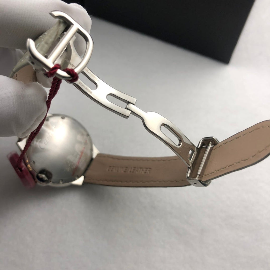 CARTIER BALLON BLEU 36MM STEEL CASE DIAMOND NUMERALS