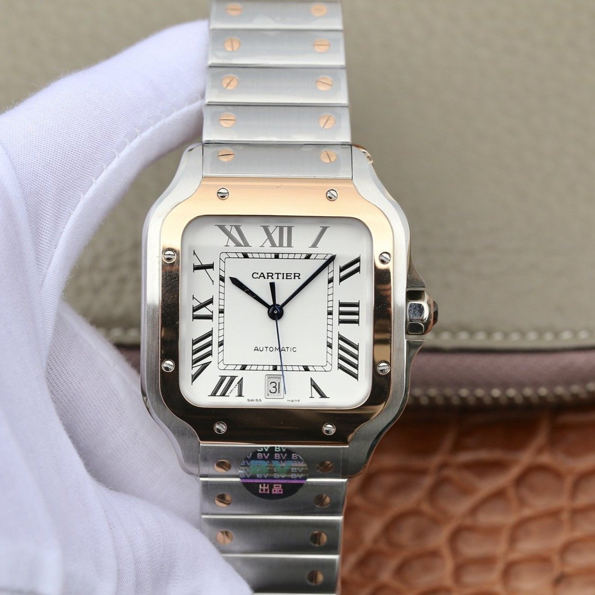 CARTIER SANTOS DE CARTIE 39MM TWO-TONE