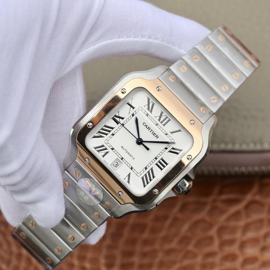 CARTIER SANTOS DE CARTIE 39MM TWO-TONE