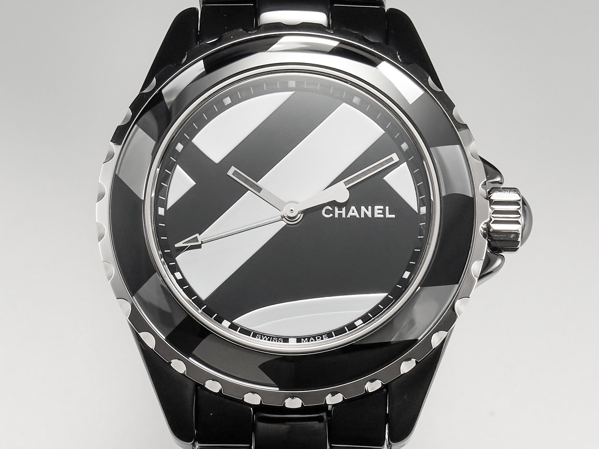 CHANEL J12 38mm Automatic Limited Untitled H5582 Black Ceramic Black Steel Dial