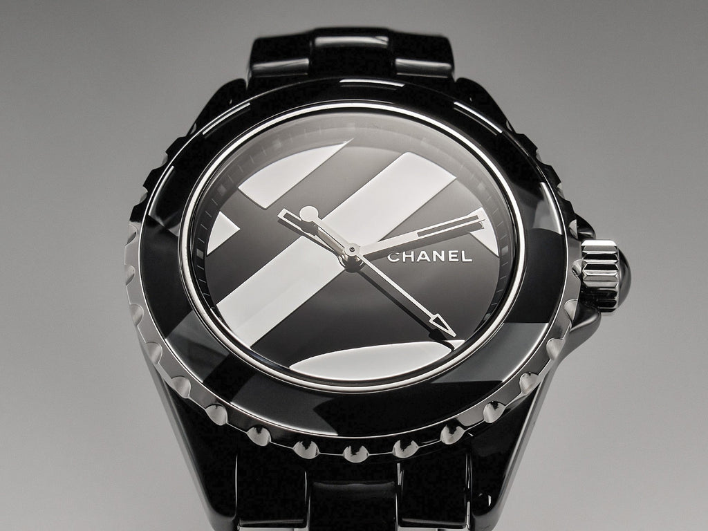 CHANEL J12 38mm Automatic Limited Untitled H5582 Black Ceramic Black Steel Dial
