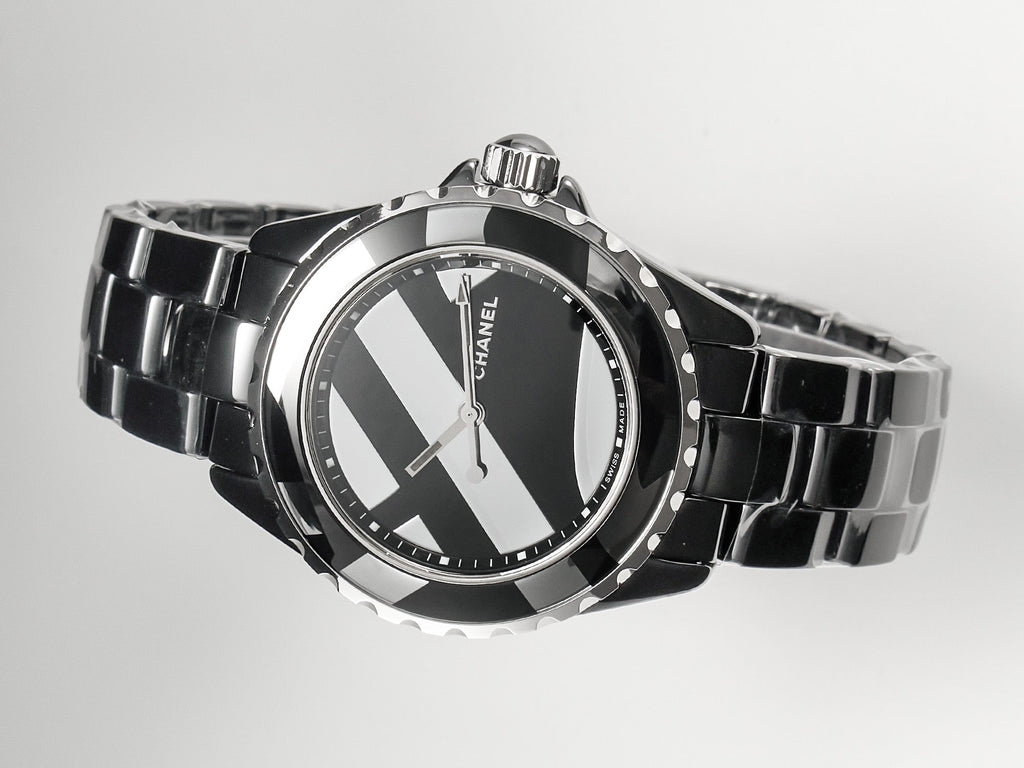 CHANEL J12 38mm Automatic Limited Untitled H5582 Black Ceramic Black Steel Dial
